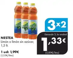 Supermercados Lupa NESTEA Limón o limón sin azúcar oferta