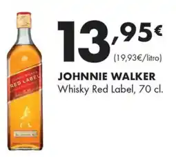 Supermercados Lupa JOHNNIE WALKER Whisky Red Label oferta