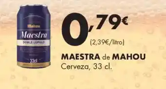 Supermercados Lupa MAESTRA de MAHOU Cerveza oferta