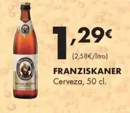 Supermercados Lupa FRANZISKANER Cerveza oferta