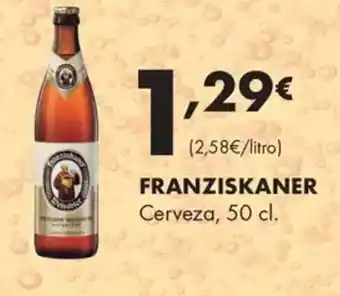 Supermercados Lupa FRANZISKANER Cerveza oferta