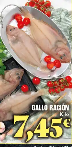 Gadis Gallo ración oferta