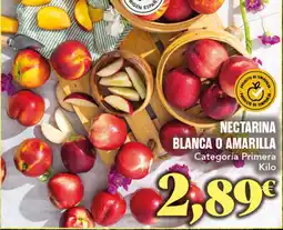 Gadis Nectarina blanca o amarilla oferta