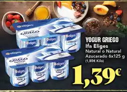 Gadis IFA ELIGES Yogur griego oferta