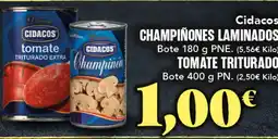 Gadis CIDACOS Champiñones laminados oferta