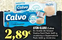 Gadis CALVO Atún claro oferta