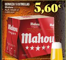 Gadis MAHOU Cerveza 5 estrellas oferta