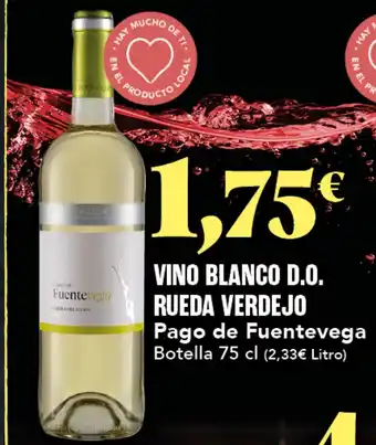 Gadis PAGO DE FUENTEVEGA Vino blanco d.o rueda verdejo oferta