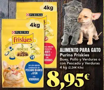 Gadis PURINA FRISKIES Alimento para gato oferta