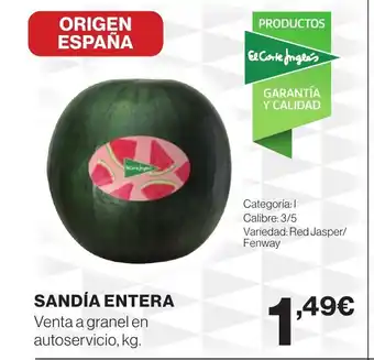 Supercor Sandia entera oferta