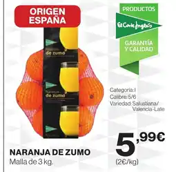 Supercor Naranja de zumo oferta