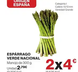 Supercor Espárrago verde nacional oferta