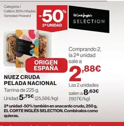 Supercor Nuez cruda pelada nacional oferta
