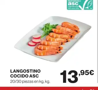 Supercor Langostino cocido asc oferta