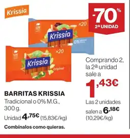 Supercor KRISSIA Barritas oferta