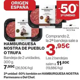 Supercor Hamburguesa nostra de pueblo oferta