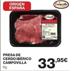 Supercor Presa de cerdo ibérico campovilla oferta