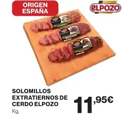 Supercor ELPOZO Solomillos extratiernos de cerdo oferta
