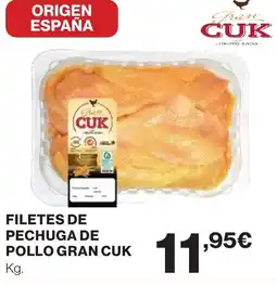 Supercor CUK Filetes de pechuga de pollo gran oferta