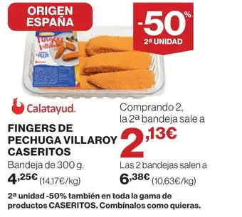 Supercor Fingers de pechuga villaroy caseritos oferta