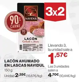Supercor NAVIDUL Lacón ahumado en lascas oferta