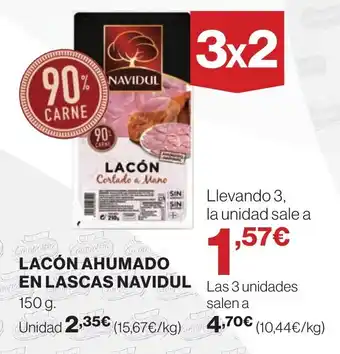 Supercor NAVIDUL Lacón ahumado en lascas oferta