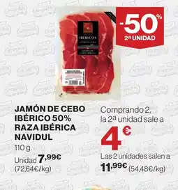 Supercor NAVIDUL Jamon de cebo iberico 50% raza iberica oferta