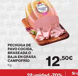 Supercor Pechuga de pavo cocida braseada o baja en grasa oferta
