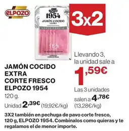 Supercor ELPOZO 1954 Jamón cocido extra corte fresco oferta