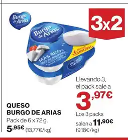 Supercor BURGO DE ARIAS Queso oferta