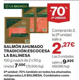Supercor LA BALINESA Salmón ahumado tradición escocesa oferta