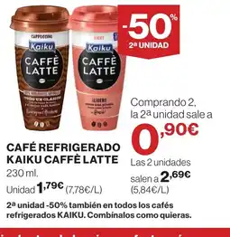 Supercor Café refrigerado kaiku caffè latte oferta