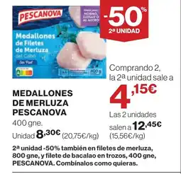 Supercor PESCANOVA Medallones de merluza oferta