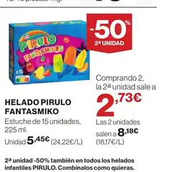 Supercor FANTASMIKO Helado pirulo oferta
