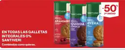 Supercor SANTIVERI En todas las galletas integrales 0% oferta