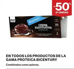 Supercor BICENTURY En todos los productos de la gama proteica oferta