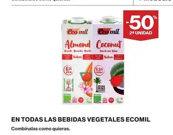 Supercor ECOMIL En todas las bebidas vegetales oferta