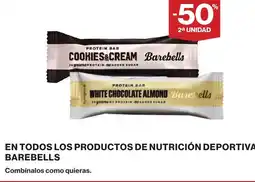 Supercor En todos los productos de nutrición deportiva barebells oferta