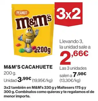 Supercor M&M'S Cacahuete oferta