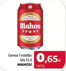 Spar Tenerife Estrella - cerveza 5 s oferta