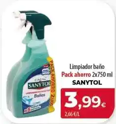 Spar Tenerife Sanytol - limpiador bano pack ahorro oferta