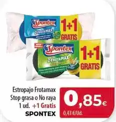 Spar Tenerife Spontex - estropajo frotamax stop grasa o no raya oferta