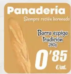 SPAR Fragadis Barra espiga tradición oferta