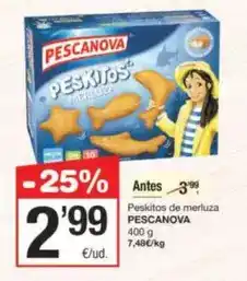 SPAR Fragadis Pescanova - peskitos de merluza oferta