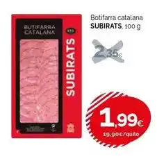 Condis Subirats - botifarra catalana oferta