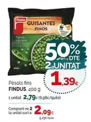Condis Findus - pèsols fins oferta