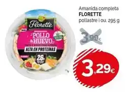 Condis Florette - amanida completa pollastre i ou oferta