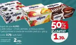 Condis Alpro - yogurt de soja oferta