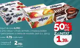 Condis Alpro - yogurt de soja oferta