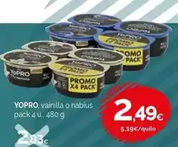 Condis Danone - yopro vainilla o nabius oferta